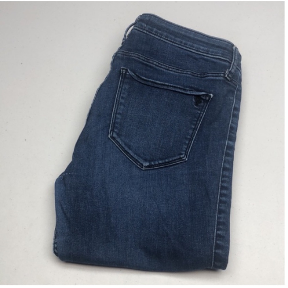 VINTAGE ABERCROMBIE & FITCH ZIPPER ANKLE SKINNY JEANS 6/28x27 😎